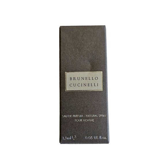 Brunello Cucinelli Other - Brunello Cucinelli Eau De Parfum Pour Homme 1.5ml Natural Spray Mini Sample